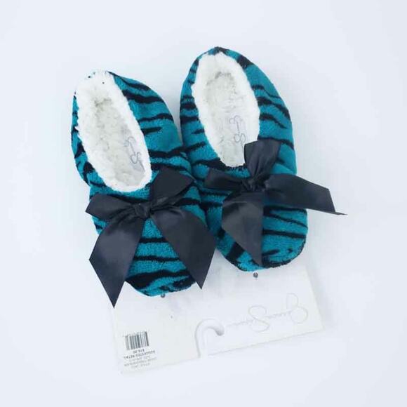 NEW Jessica Simpson Slippers Fleece - Picture 1 of 3